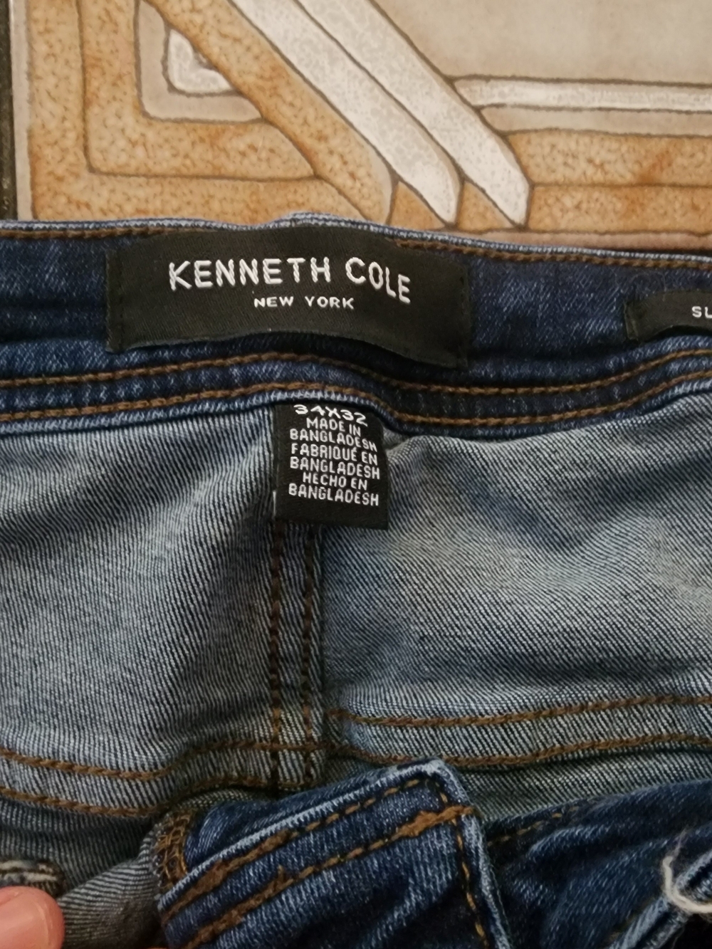 Lot Of 4 Mens Jeans Size 34 X 32 Levis, Kenneth Cole Nickel & Iron Calvin Klein - Picture 9 of 16